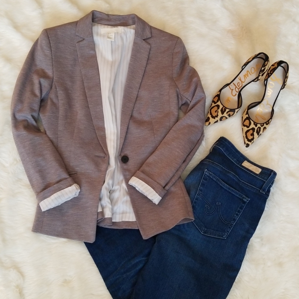 H&M grey blazer